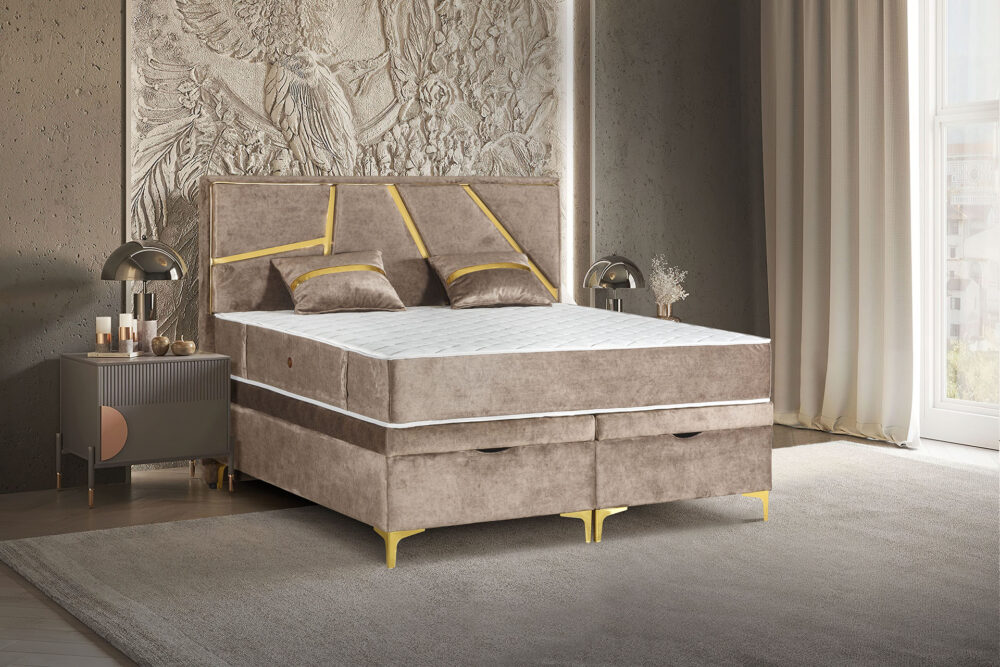 Boxspring krevet Gold